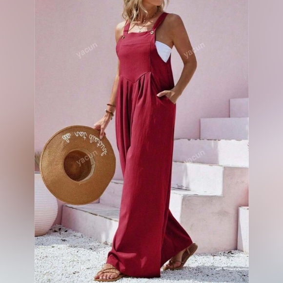 Wide leg overalls π - Picture 2 of 3